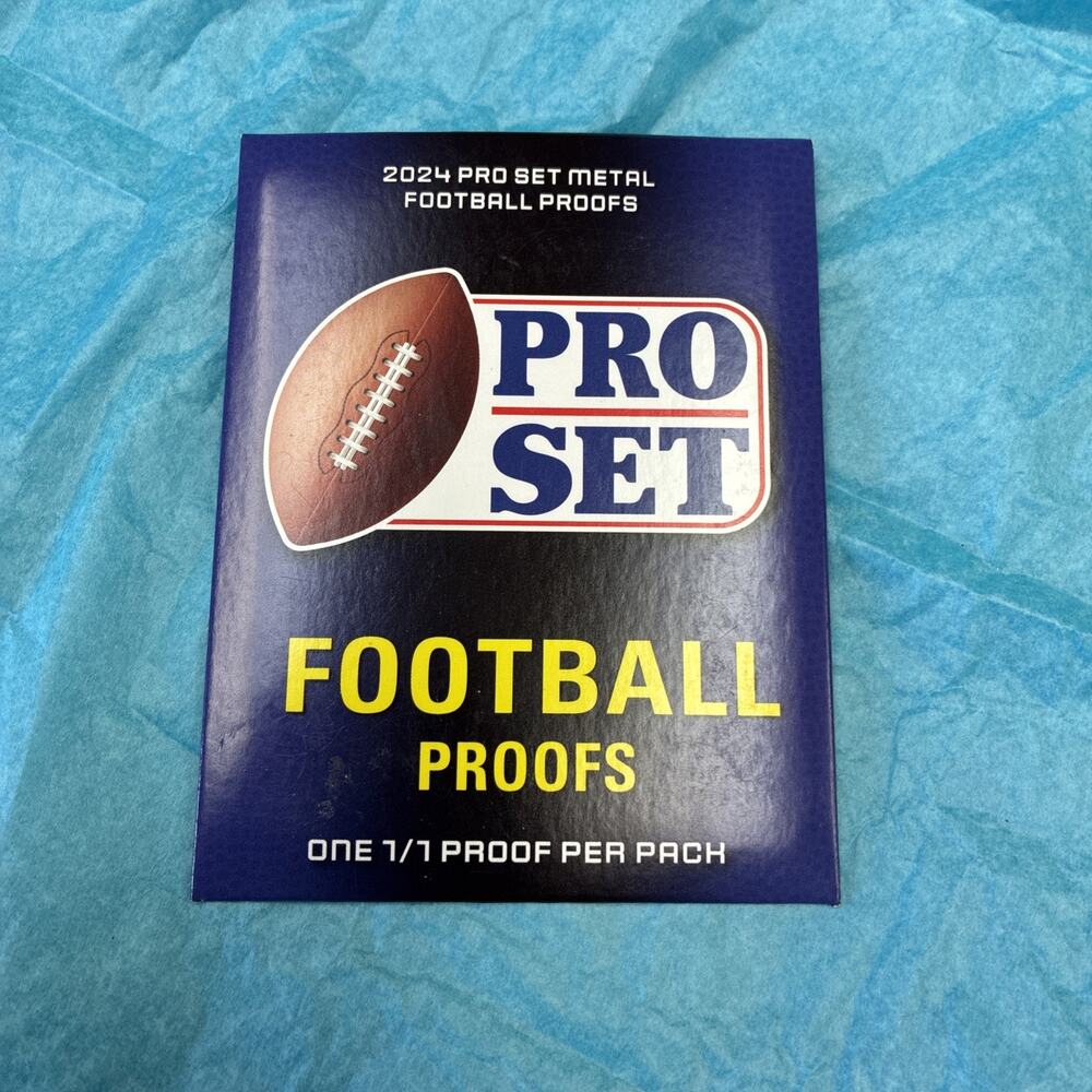 2024 LEAF METAL PRO SET FOOTBALL PROOFS 1/1 PACK ROOKIE MAYE NIX DANIELS ?MINT!